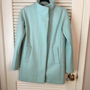 J Crew Light Blue Coat- Size 0